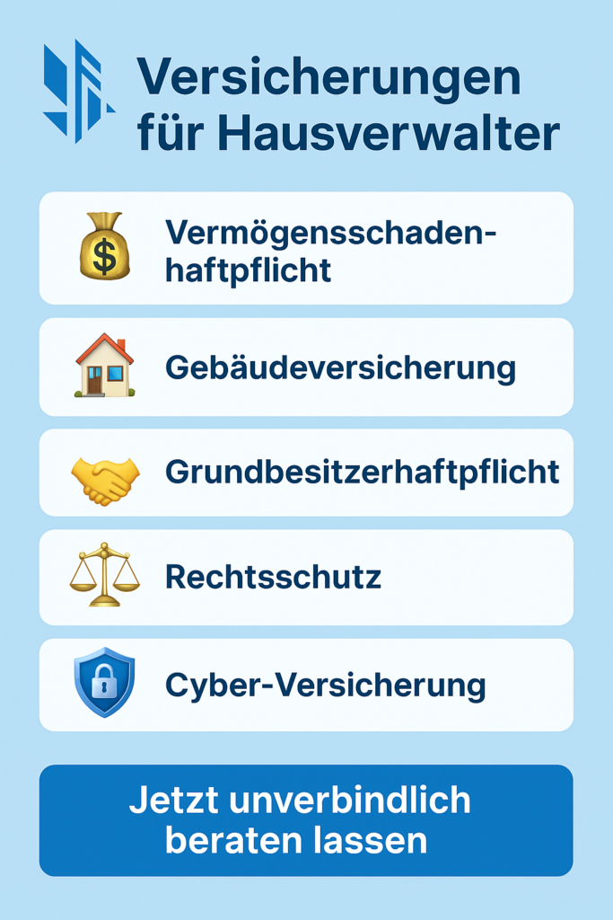 versicherungen für hausverwalter